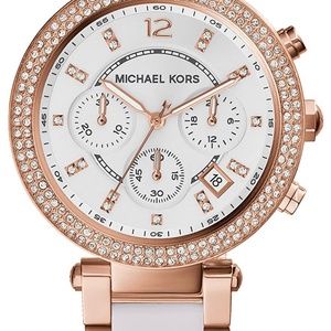 Micheal Kors rose gold watch